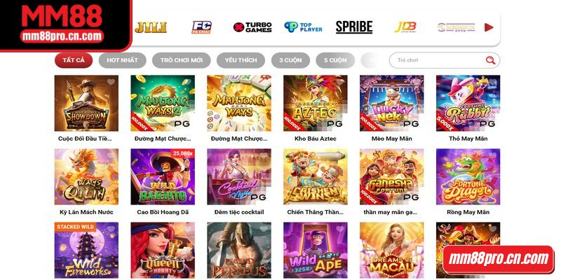 Nhà cái mang tới hàng loạt sảnh quay hũ chất lượng